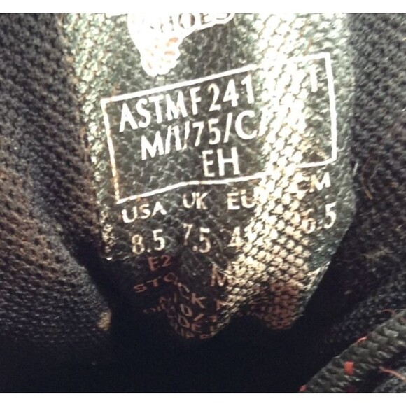 Red Wing Boots Men 8.5 Tan Steel Toe Waterproof Leather Vibram Work Hiking Shoes - Picture 14 of 15